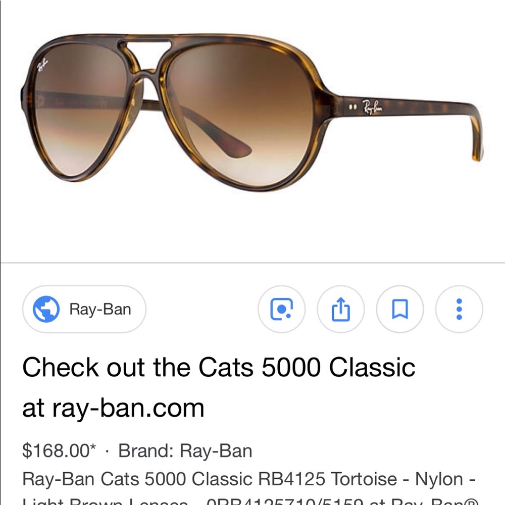 Ray- ban classic cats 5000